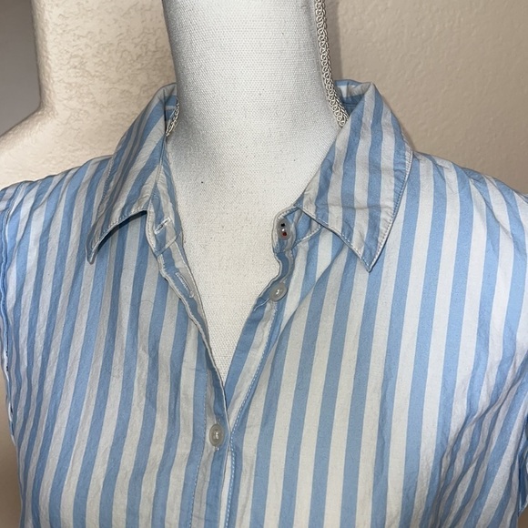 Tommy Hilfiger striped shift dress scenic sailboat print - Picture 3 of 7